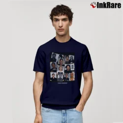 Men’s Sons Of Anarchy Mugshot Reaper Classic T-Shirt in navy | Soft, Breathable Everyday Wear