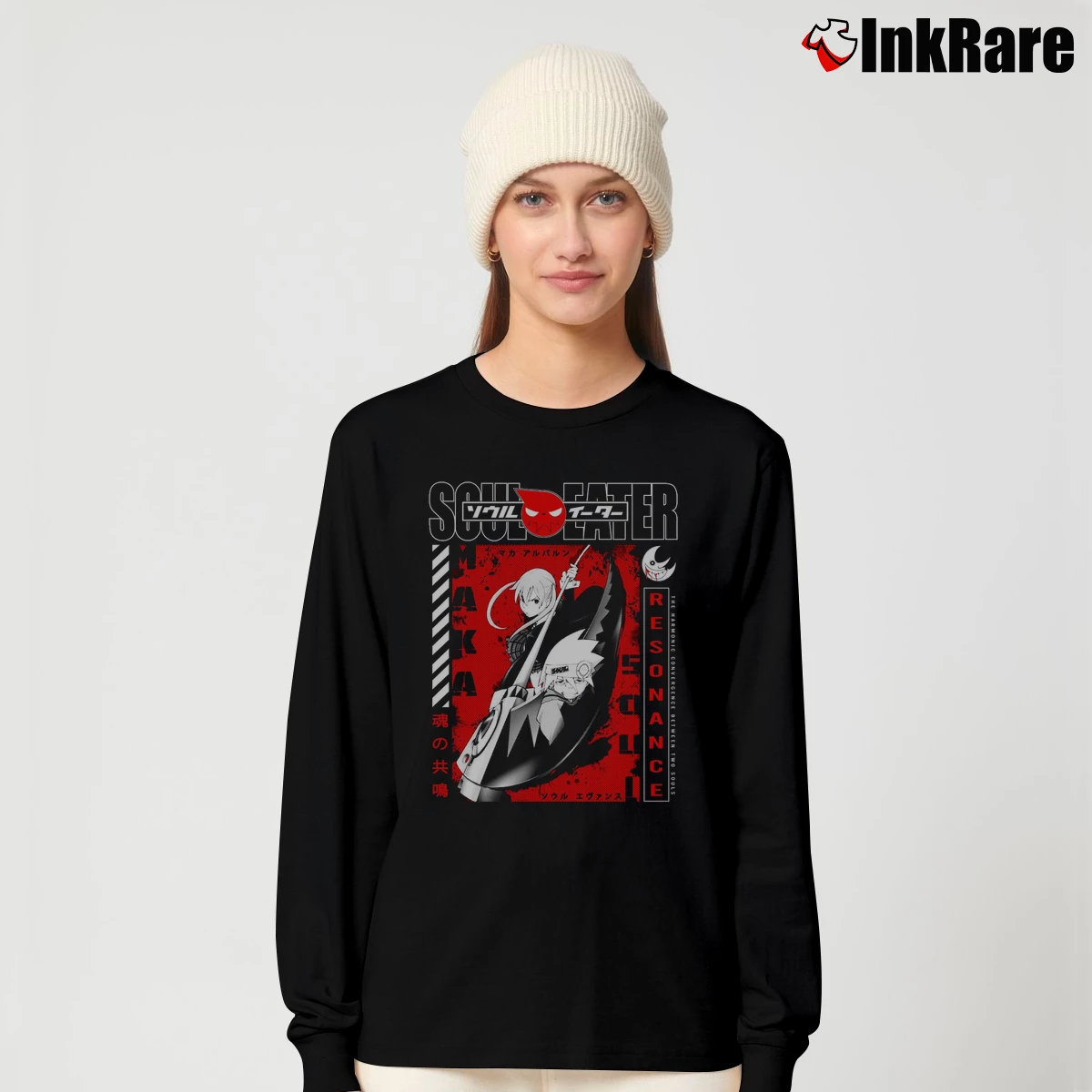 Women’s Soul Eater Resonance Long-Sleeve Top in black | Sleek, Versatile, All-Season