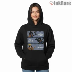 Soul King Brook Dead Undead Music Anime Shirt on black hoodie for women graphic tee