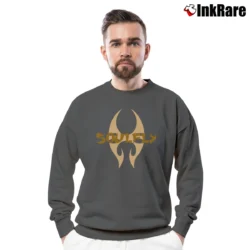 Men’s Soulfly Band Logo Graphic Crewneck Sweatshirt in charcoal | Cozy Fabric, Clean Style