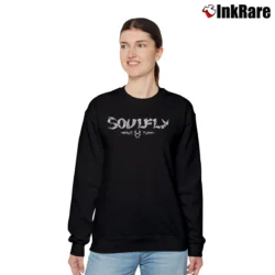 Women’s Soulfly Band Logo Heavy Metal Relaxed Sweatshirt in black | Soft, Laid-Back Vibe