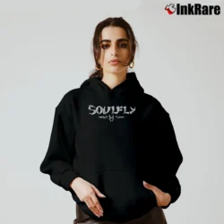 Women’s Soulfly Band Logo Cozy Hoodie in black | Warm, Structured, Stylish