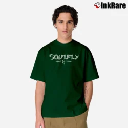 Men’s Soulfly Band Logo Classic T-Shirt in forest green | Soft, Breathable Everyday Wear