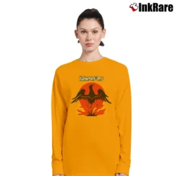 Women’s Soulfly Heavy Metal Graphic Long-Sleeve Top in orange | Sleek, Versatile, All-Season