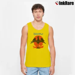 Men’s Soulfly Heavy Metal Graphic Tank Top in yellow | Breathable, Active-Friendly Design