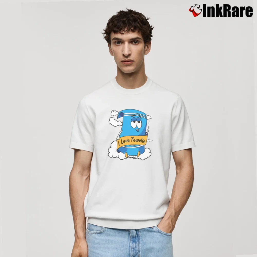 Men’s South Park I Love Towelie Classic T-Shirt in white | Soft, Breathable Everyday Wear