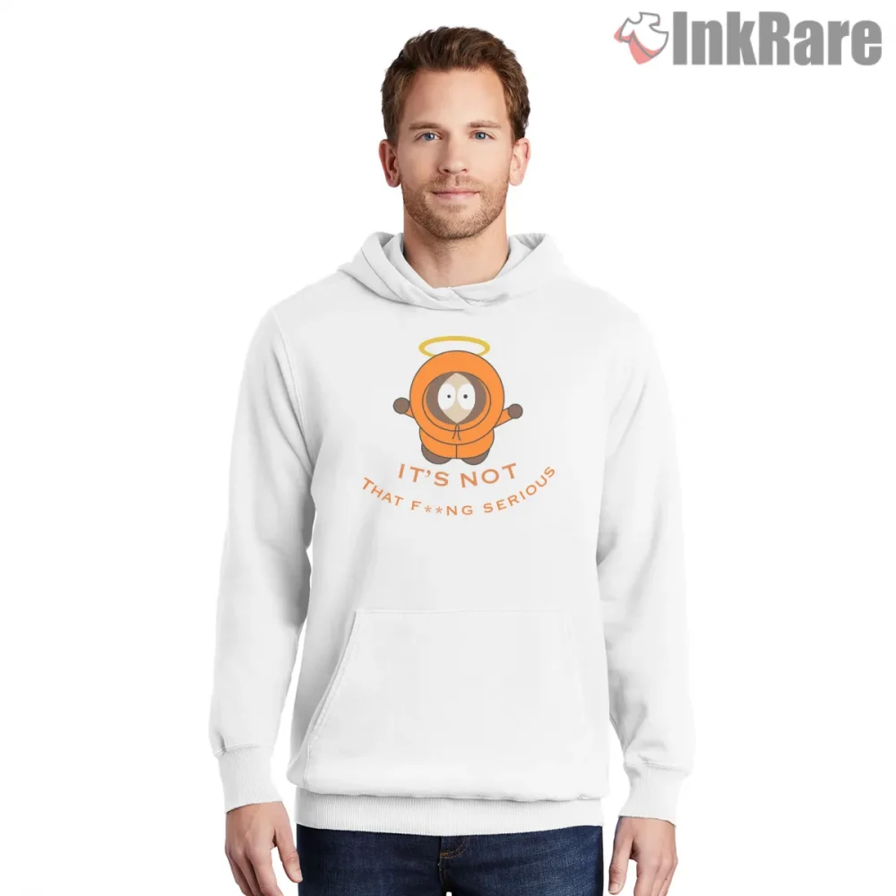 South Park Kenny Mccormick Angel Halo Quote Shirt on white hoodie for men graphic tee