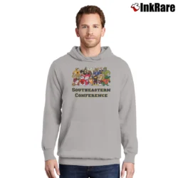 Men’s Southeastern Conference SEC Mascot Style Pullover Hoodie in sport grey | Cozy, Durable, Modern Fit
