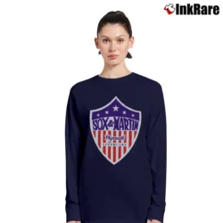 Women’s Sox & Martin Plymouth Drag Racing Long-Sleeve Top in navy | Sleek, Versatile, All-Season