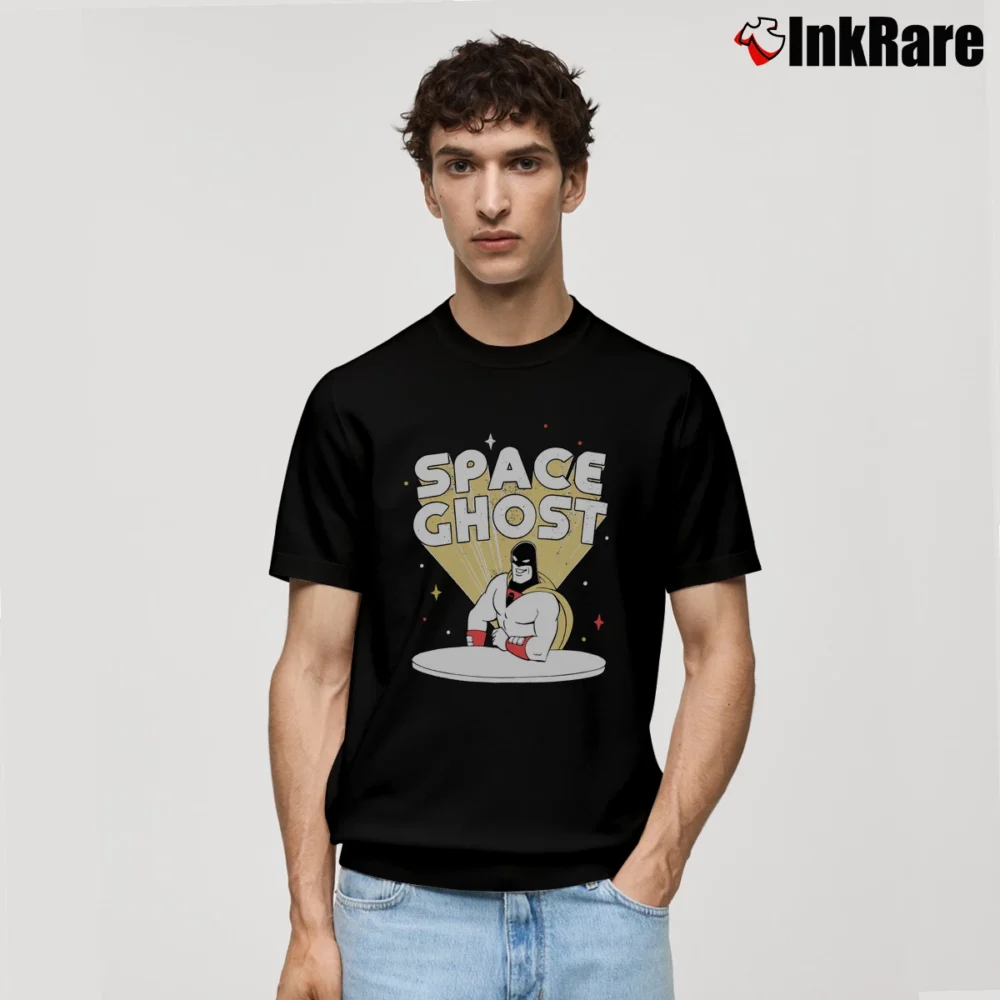 Men’s Space Ghost Hanna - barbera Cartoon Classic T-Shirt in black | Soft, Breathable Everyday Wear