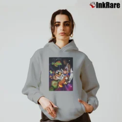 Women’s Space Jam Michael Jordan Bugs Bunny Looney Tunes Cozy Hoodie in sport grey | Warm, Structured, Stylish