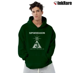 Men’s spacemen 3 lord can you hear me psychedelic rock Pullover Hoodie in forest green | Cozy, Durable, Modern Fit