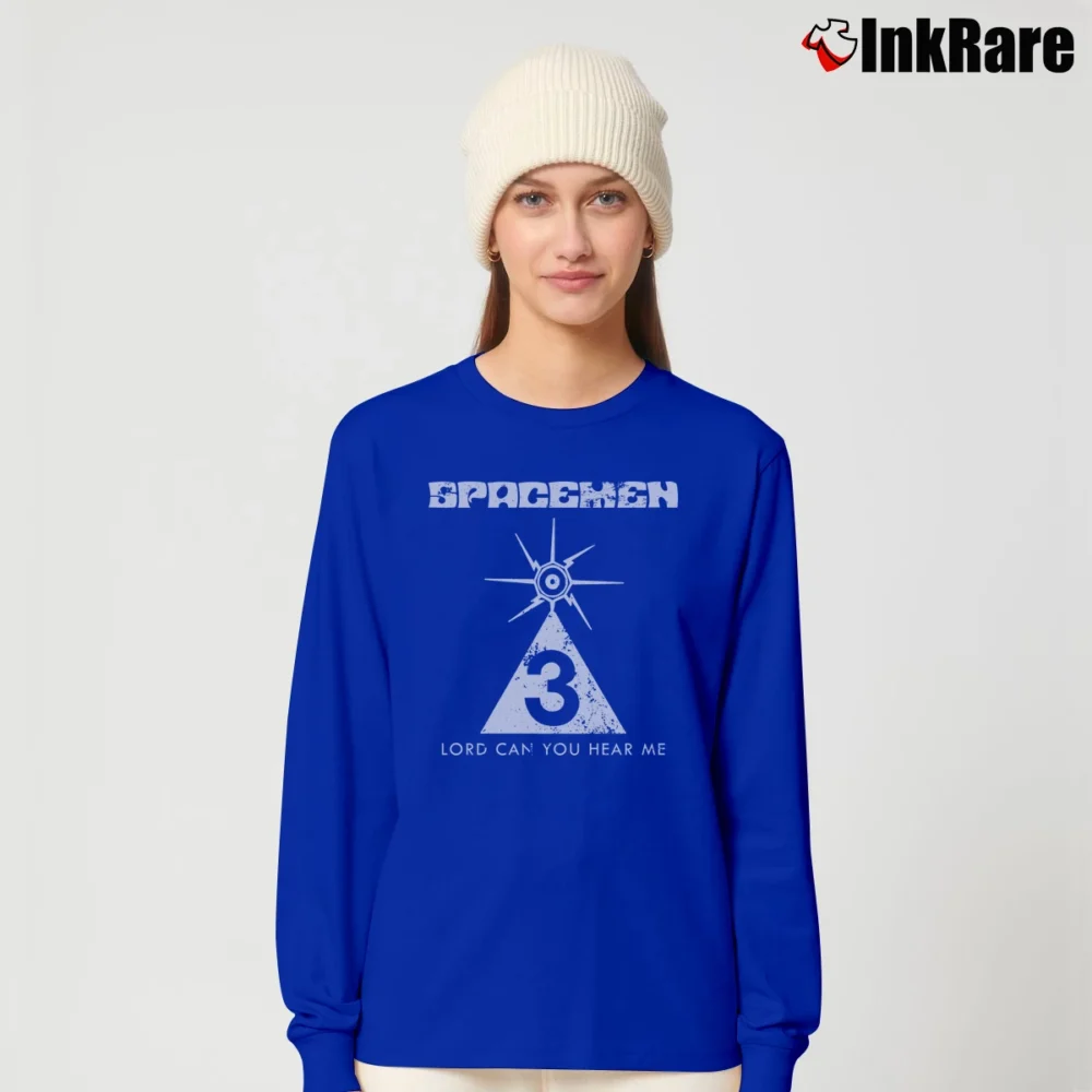 Women’s spacemen 3 lord can you hear me psychedelic rock Long-Sleeve Top in royal blue | Sleek, Versatile, All-Season