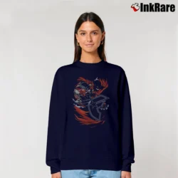 Women’s Spawn Comic Book Superhero Relaxed Sweatshirt in navy | Soft, Laid-Back Vibe