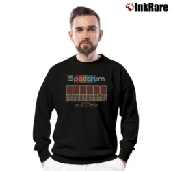 Men’s spectrum philadelphia historic arena music venue Crewneck Sweatshirt in black | Cozy Fabric, Clean Style