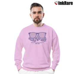 Men’s Spicoli's Surf Shop Crewneck Sweatshirt in light pink | Cozy Fabric, Clean Style