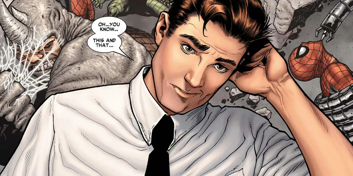 Peter Parker in Spider Man Brand New Day comic showing identity reset and inner conflict
