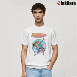 Men’s Spider Man Mary Jane Classic T-Shirt in white | Soft, Breathable Everyday Wear