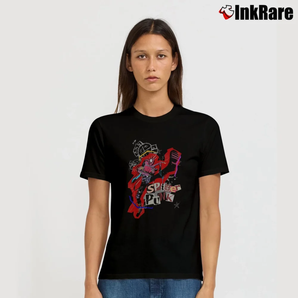 Women’s Spider Punk Man T-Shirt in black | Soft, Flattering Fit