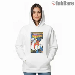 Spider Woman 1979 Vintage Comic Cover Classic Shirt on white hoodie for women graphic tee