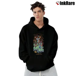 Men’s Splash Mountain Poster Pin Walt Disney World Pullover Hoodie in black | Cozy, Durable, Modern Fit