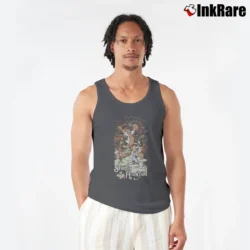 Men’s Splash Mountain Walt Disney Graphic Tank Top in charcoal | Breathable, Active-Friendly Design