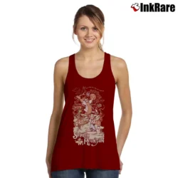 Women’s Splash Mountain Walt Disney Graphic Tank Top in maroon | Lightweight, Movement-Friendly