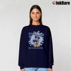 Women’s Splash Mountain Walt Disney World Dry Is Not An Option Relaxed Sweatshirt in navy | Soft, Laid-Back Vibe