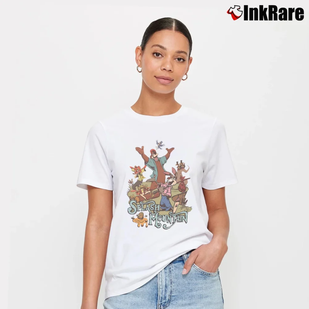 Women’s Splash Mountain Walt Disney World Signature T-Shirt in white | Soft, Flattering Fit
