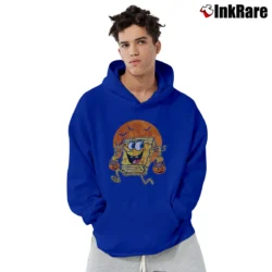 Men’s Spongebob Mummy Pumpkin Halloween Pullover Hoodie in royal blue | Cozy, Durable, Modern Fit