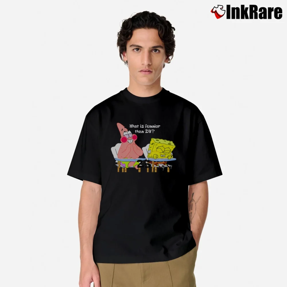 Men’s Spongebob Squarepants 25th Birthday Funny Meme Classic T-Shirt in black | Soft, Breathable Everyday Wear