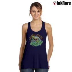 Women’s Spongebob Squarepants Drop On The Deck And Flop Tank Top in navy | Lightweight, Movement-Friendly