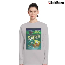Women’s Spongebob Squarepants Hash Slinging Slasher Long-Sleeve Top in sport grey | Sleek, Versatile, All-Season
