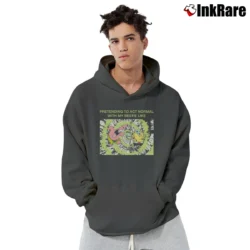 Men’s Spongebob Squarepants Patrick Bestie Grey Pullover Hoodie in charcoal | Cozy, Durable, Modern Fit