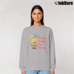 Women’s Spongebob Squarepants POOP Relaxed Sweatshirt in sport grey | Soft, Laid-Back Vibe