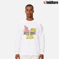 Men’s Spongebob Squarepants You Know Whats Funnier Than 24 25 Long-Sleeve Shirt in white | Sleek, Lightweight, Year-Round Wear