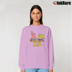 Women’s Spongebob Squarepants You Know Whats Funnier Than 24 25 Relaxed Sweatshirt in light pink | Soft, Laid-Back Vibe