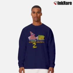 Men’s Spongebob Squarepants You Know Whats Funnier Than 24 Long-Sleeve Shirt in navy | Sleek, Lightweight, Year-Round Wear