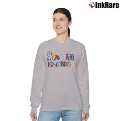 Women’s Spread Kindness All MLB Logos for Baseball Fans Relaxed Sweatshirt in sport grey | Soft, Laid-Back Vibe