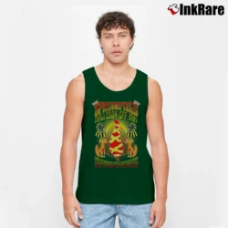 Men’s Springfield Chili Cook Off Inspired by The Simpsons Tank Top in forest green | Breathable, Active-Friendly Design
