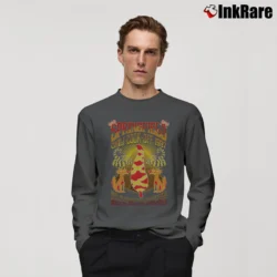 Men’s Springfield Chili Cook Off Simpsons Long-Sleeve Shirt in charcoal | Sleek, Lightweight, Year-Round Wear