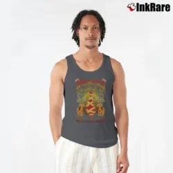 Men’s Springfield Chili Cook Off Simpsons Tank Top in charcoal | Breathable, Active-Friendly Design