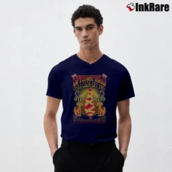 Men’s Springfield Chili Cook Off Simpsons V-Neck Tee in navy | Sharp, Breathable, Everyday Staple