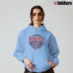 Women’s Springfield Isotopes Simpsons Cozy Hoodie in light blue | Warm, Structured, Stylish