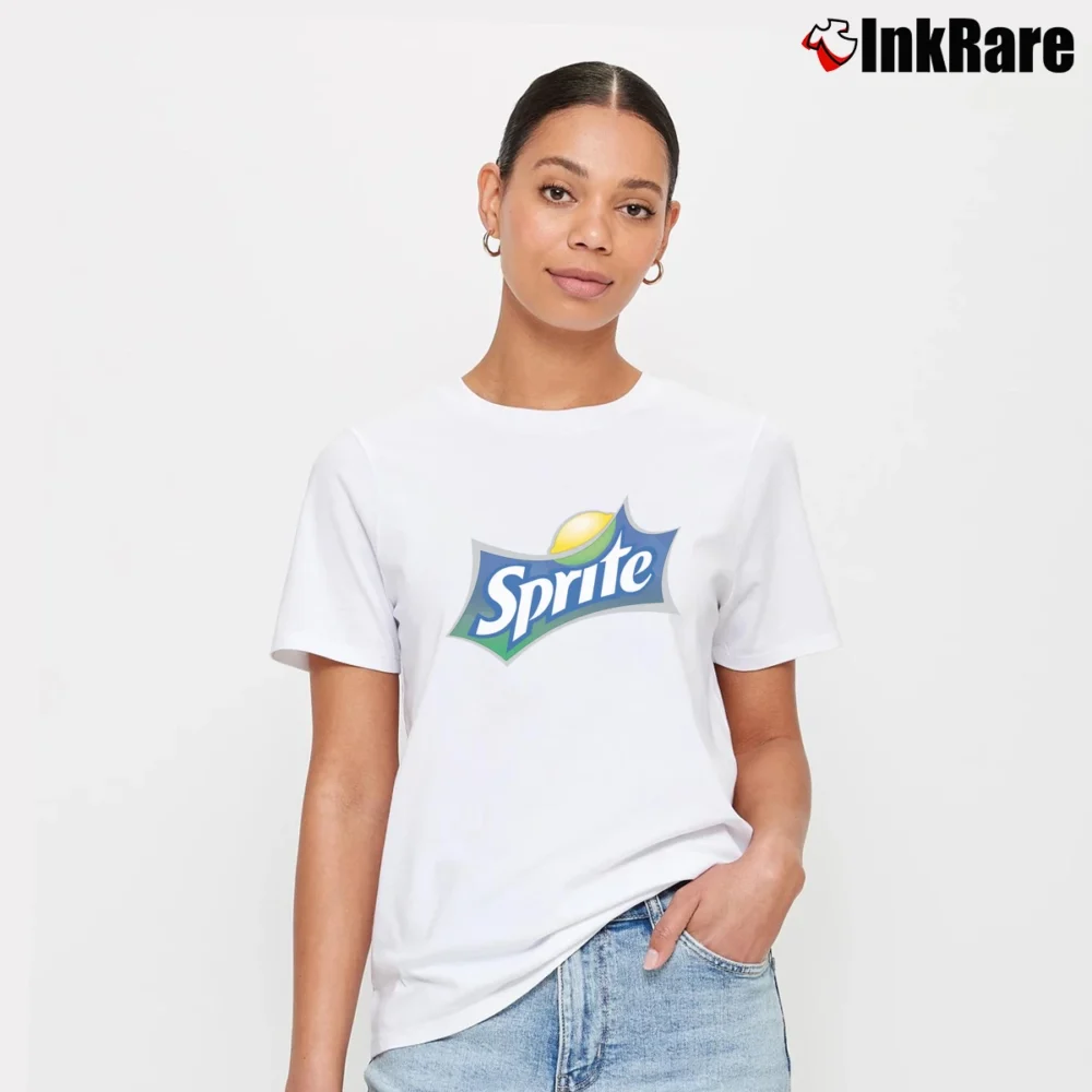 Women’s Sprite Lemon Lime Soda Classic Costume Signature T-Shirt in white | Soft, Flattering Fit