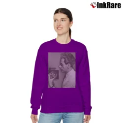 Women’s Sprz Ny Man Ray Graphic Relaxed Sweatshirt in purple | Soft, Laid-Back Vibe