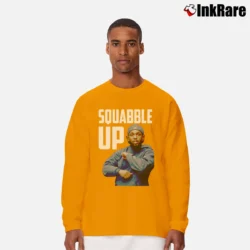 Men’s Squabble Up Kendrick Lamar Long-Sleeve Shirt in orange | Sleek, Lightweight, Year-Round Wear