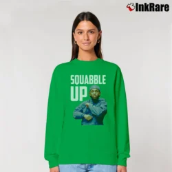 Women’s Squabble Up Kendrick Lamar Relaxed Sweatshirt in irish green | Soft, Laid-Back Vibe
