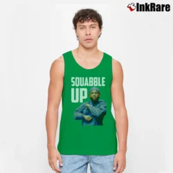 Men’s Squabble Up Kendrick Lamar Tank Top in irish green | Breathable, Active-Friendly Design