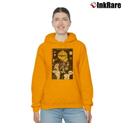 Women’s Square Hammer Ghost Classic Tour Cozy Hoodie in orange | Warm, Structured, Stylish